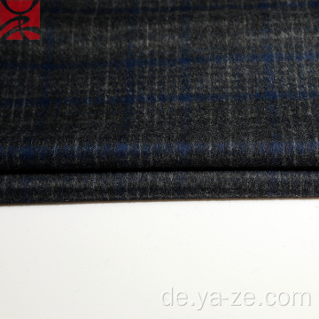 Tweed Plaid Cashmere Fleece Stoff für Mantel